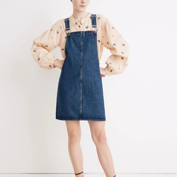 Madewell Denim Overall Dress Matilda Wash XXS - Picture 1 of 9